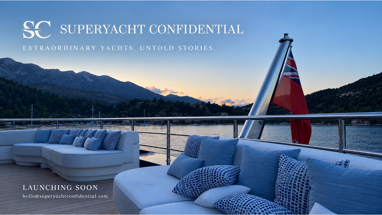 Superyacht Confidential — Extraordinary yachts. Untold stories. Launching soon.